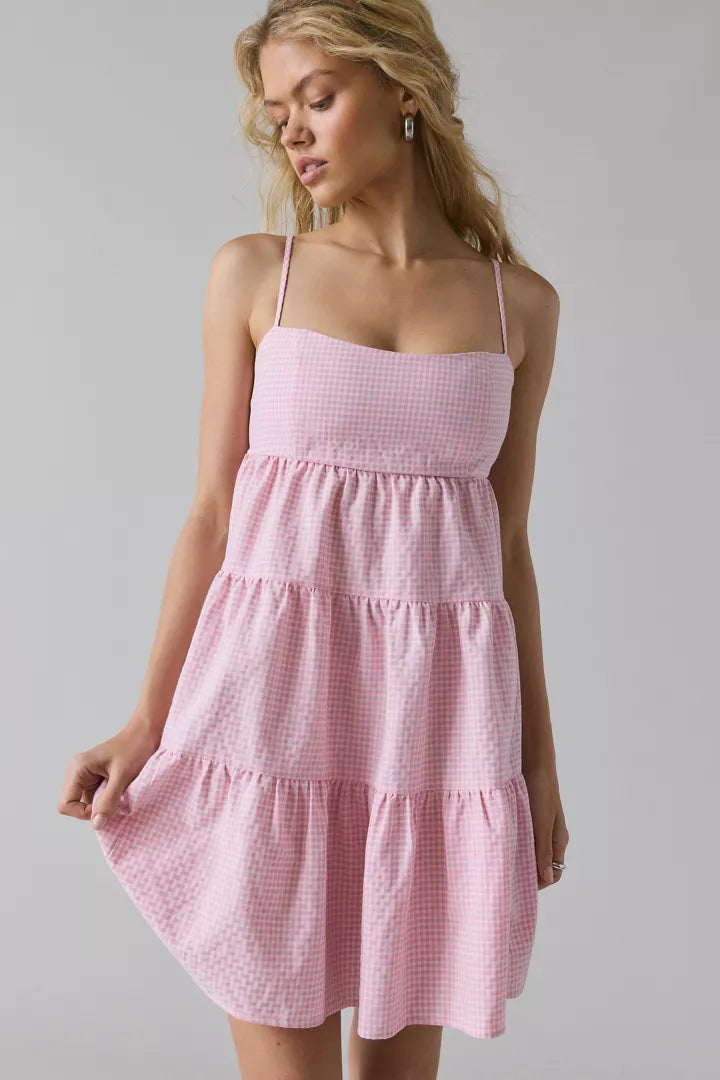 Kimchi Blue Zosia Tiered Babydoll Mini Dress