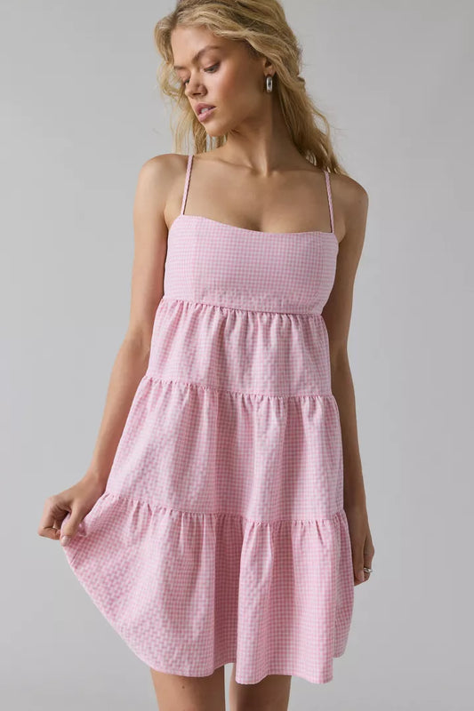 Kimchi Blue Zosia Tiered Babydoll Mini Dress